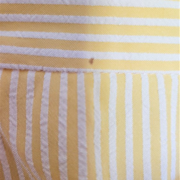 Size M to L Vintage 1990s Koret Striped Seersucker Capri Pants - Picture 8 of 8